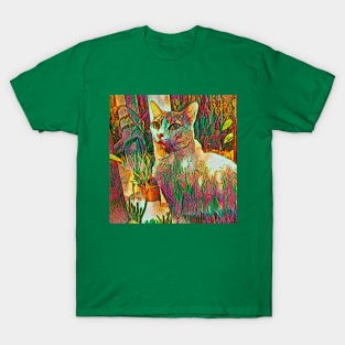 CAT GLASS COLORS T-Shirt